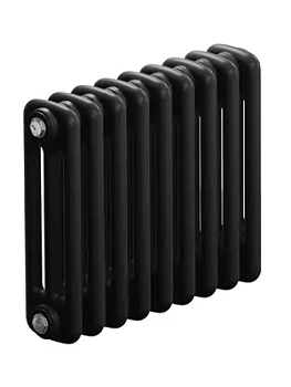 Радиатор стальной трехтрубчатый RIFAR 3037-10 секций, боковое подключение, антрацит