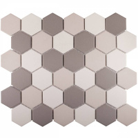 Hexagon Small Grey Mix Antislip. 28.2X32.5