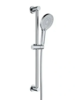 Душевой гарнитур Aquatek 3jet 65см AQ2022CR штанга, лейка+держатель, шланг 1,5м, цвет: хром