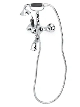 Смеситель Boheme Chromo 263-BLC для ванны/душа, настенный,однозахв, лейка 1 режим, хром