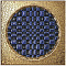 Iris Ceramica Citta di faenza 511061 Blu Decoro Oro Glossy 15x15