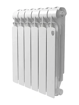 Радиатор биметаллический ROYAL THERMO 6 секций B 500, 1248Вт, белый, НС-1682298