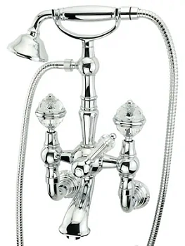 Смеситель для ванны/душа Migliore настенный, хром/ручки Swarovski ML.CRS-3702.CR