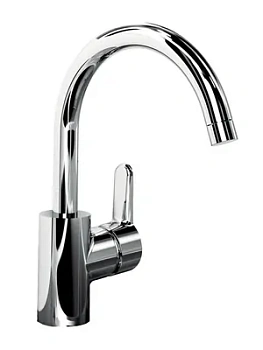 Смеситель для кухни Ideal Standard Blue B9932AA однорычажный, поворотный R-излив, цвет:хром