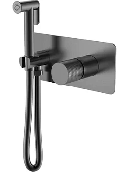 Смеситель Boheme 127-GM.2 встраиваемый, с гиг душем, однозахв, ручка:touch, графит