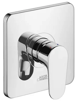 Смеситель Axor 34625000 для душа однозахватный, настенный, внешняя часть, хром