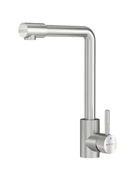 Смеситель для кухни AM.PM F85B05011 однозахватный, L-образный поворотный излив, сатин