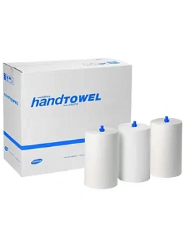 Полотенце бумажное Hagleitner X1 1-сл., 195м/рулон, 5 рулонов в упаковке, белое 4110901100