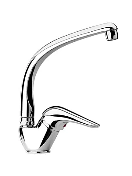 Смеситель для кухни Paini однозахватный, поворотный излив, хром 76CR571KM