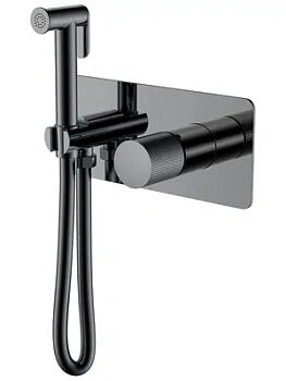 Смеситель Boheme 127-SGM.2 встраиваемый, с гиг душем, однозахв, ручка:touch, графит глянцевый