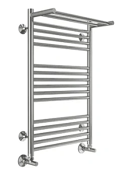 Полотенцесушитель TERMINUS П16 (ШВ:532x800) водяной, нерж.сталь, с полкой