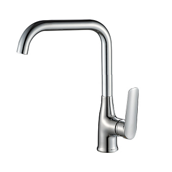 Смеситель для кухни ESKO LG06 однозахватный, П-образный излив, хром