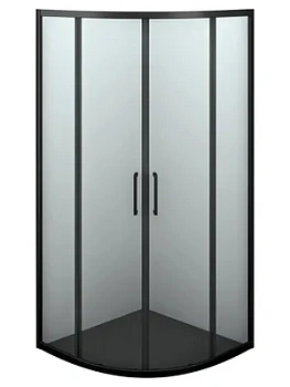Душевой уголок WasserKRAFT Dill 900х900х2000 стекло прозрачное/профиль черный 61S01