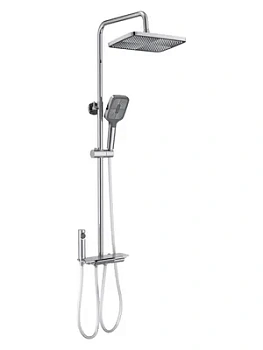 Душевая система Aquatek AQ3040CR для ванны/душа, верхний, ручной и гигиенический душ, хром