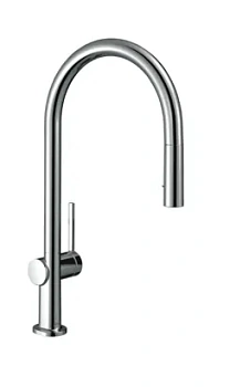 Смеситель Hansgrohe для кухни 210 вытяжной поворотный душ, 2jet Eco, хром 72842000