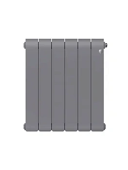 Радиатор биметаллический 6 секций ROYAL THERMO ВШГ:591х480х100 1032 Вт Silver Satin