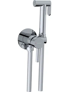 Смеситель SANCOS SC1001CH с гигиен. душем, с внутр. частью, хром. глянец, встраиваемый