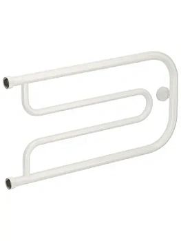 СУНЕРЖА Гусли + Полотенцесушитель 320х650 белый, нак. гайка 1"