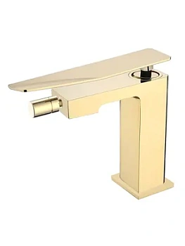 Смеситель Boheme 146-GG.2 для биде, на 1 отверстие, однозахватный, золото