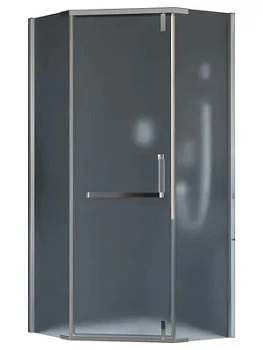 Душевой уголок RGW HO-081 (1000х1000х1950) трапеция, ст. 8мм матовое/хром 350608100-21