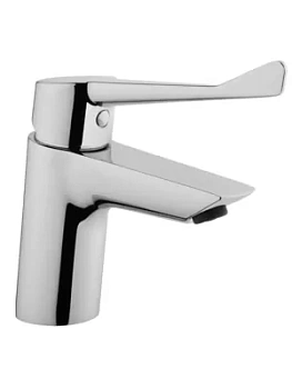 Смеситель для раковины Vitra Solid S медицинский, однозахватный, цвет: хром A42484EXP