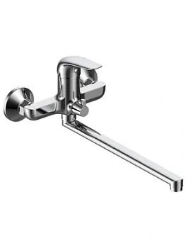 Смеситель для ванны/душа ESKO CT31 настенный, однозахватный, с ручным душем, хром