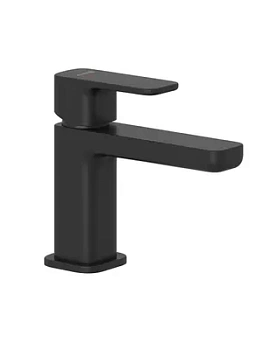 Смеситель для раковины KLUDI 85 мм, однозахватный, с функцией EcoPlus,черный матовый 422673975