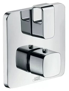 Смеситель Axor 11732 термостатический с запорным вентилем, внешняя часть, хром