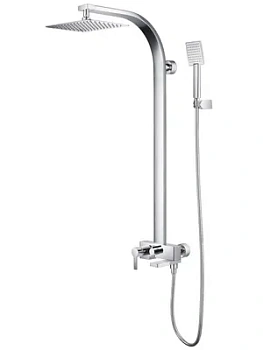 Душевая колонна Zeegres 18052001 смеситель для ванны/душа, верхний и ручной душ