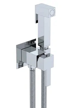 Гигиенический душ со смесителем CEZARES CZR-SET-DA2-ID3-FMM120-01 встраиваемый, однозахватный, хром