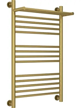 СУНЕРЖА Полотенцесушитель 800х500 состаренная латунь,унив.подкл. 3/4" 051-0223-8050