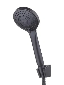 Душевой набор Swedbe L80072B лейка 5-режимная с держателем и шланг 1,5м, цвет: черный