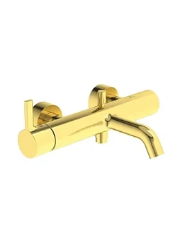 Смеситель для ванны/душа Ideal Standard BC786A2 настенный, однозахватный, золото шлифованное