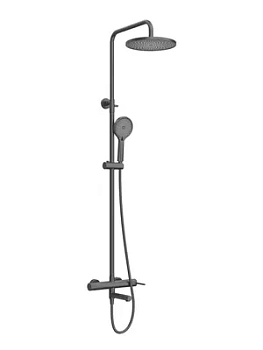 Душевая система CEZARES -CVD-NOP для ванны/душа,однозахват,верх/ручной душ,черный матовы