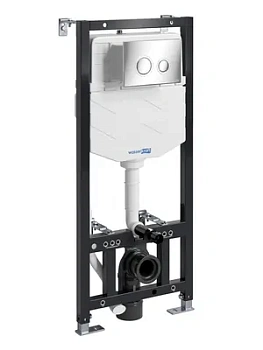 Инсталляция для унитаза WasserKRAFT с клавишей смыва, цвет: хром 10TLT.010.ME.CH01