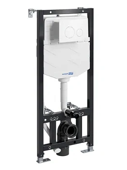 Инсталляция для унитаза WasserKRAFT с клавишей смыва, белый матовый 10tlt.010.me.wm02