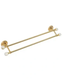 Migliore Полотенцедержатель двойной 60 см золото/SWAROVSKI ML.AMR-60.423.DO
