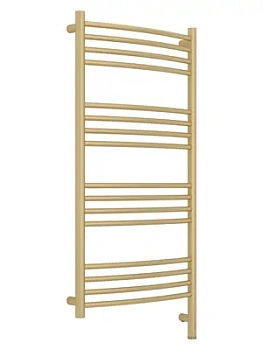 СУНЕРЖА выгнутая Полотенцесушитель 1000х500 шампань матовая МЭМ правый 022-6003-1050