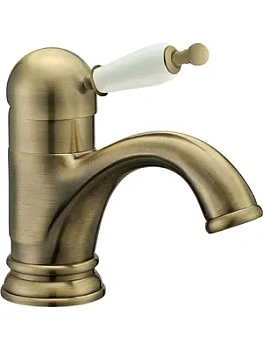 Смеситель Boheme Ripresa 301 для раковины, на 1 отверстие, однозахватный, бронза