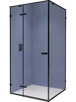 Душевой уголок RGW SV-030B (1000х1000х2000) стекло прозрачное 8мм/черный 353203000-14