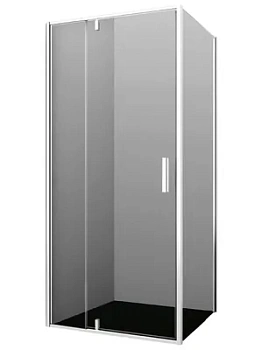 Душевой уголок WasserKRAFT Neime 19P03 (900х900х2000) профиль белый, стекло прозрачное