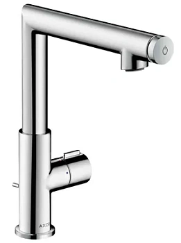Смеситель Axor 45016000 Select для умывальника однозахв., донный клапан, высота излива 220мм