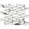 Impronta italgraniti Lux Experience MW06MESAM Panda White Mosaico Esagona Allungato Mix 25,5x29,5