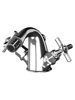 Смеситель GATTONI для биде, ручки Paris, с донным клапаном, хром TR370/18CO