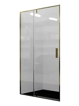 Душевая дверь WasserKRAFT 1200х2000 стекло прозрачное/профиль золото 55P05
