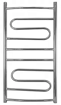 Полотенцесушитель Флагман "Лесенка" -2 изогн. 600х1000 нерж. сталь, диаг./нижн. подкл. D-1/2"