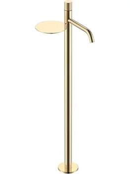 Смеситель Boheme 120-GG.2 для раковины, напольный, однозахватный, ручка touch, золото