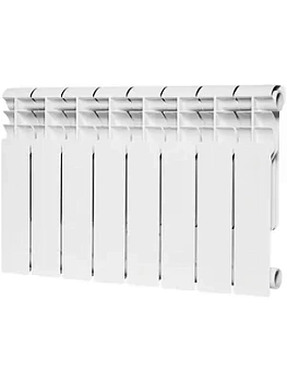 Радиатор биметаллический ROMMER 350 8 секций, RBM-1210-035008