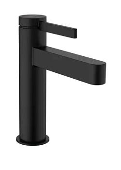 Смеситель Hansgrohe 76023670 для раковины 110, сливной клапан Push-Open, матовый черный