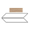 La Fabbrica Ceramiche Honey Wood 191203 Chevron XL Noce 15x85